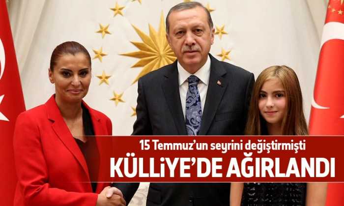 Cumhurbaşkanı Erdoğan, 15 Temmuz'un kahramanı gazeteci Hande Fırat'ı ağırladı