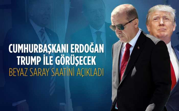 Cumhurbaşkanı Erdoğan, Başkan Trump ile görüşecek