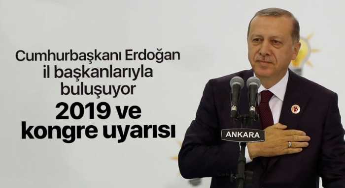 Cumhurbaşkanı Erdoğan il başkanlarıyla ile bir araya gelecek