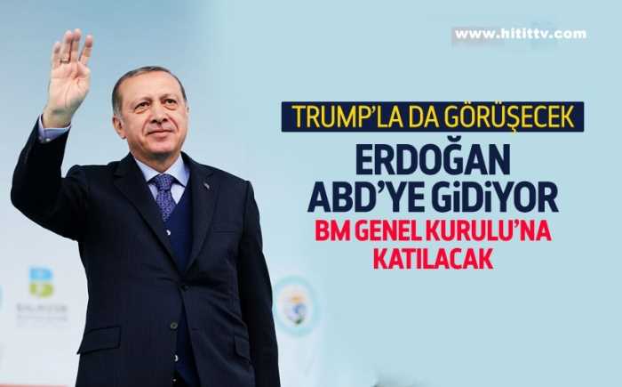 Cumhurbaşkanı R.T.Erdoğan, ABD'ye gidiyor