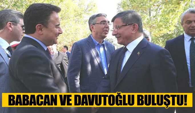 Davutoğlu ve Ali Babacan buluştu! 
