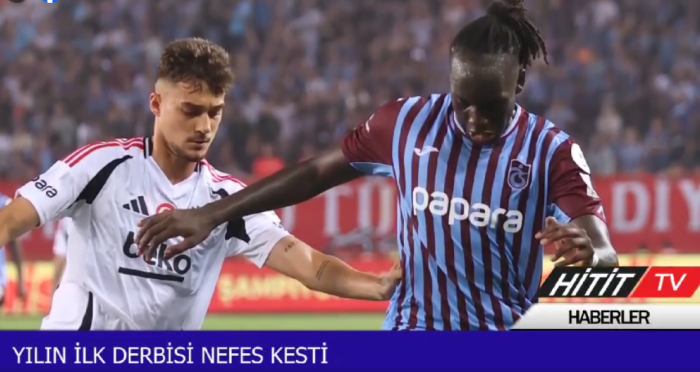 Derbinin sonucu : Trabzonspor 1-1 Beşiktaş