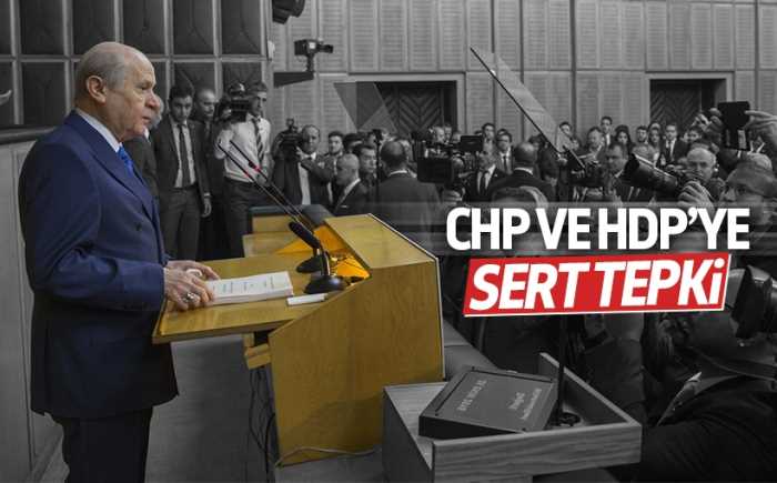 Devlet Bahçeli'den CHP ve HDP'ye sert sözler
