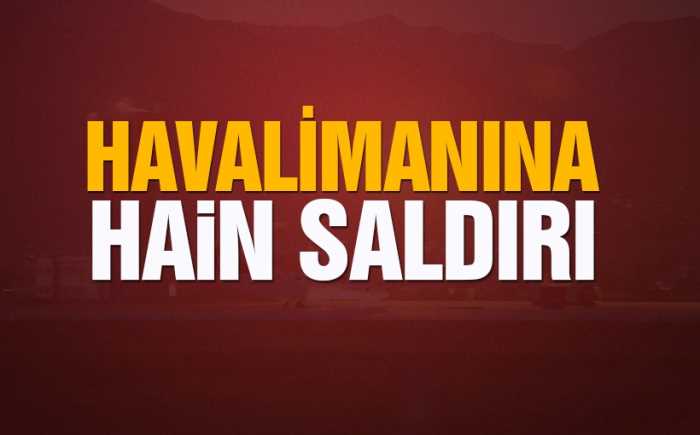 Diyarbakır'ın Bağlar ilçesindeki havalimanına teröristler roketatarla saldırdı