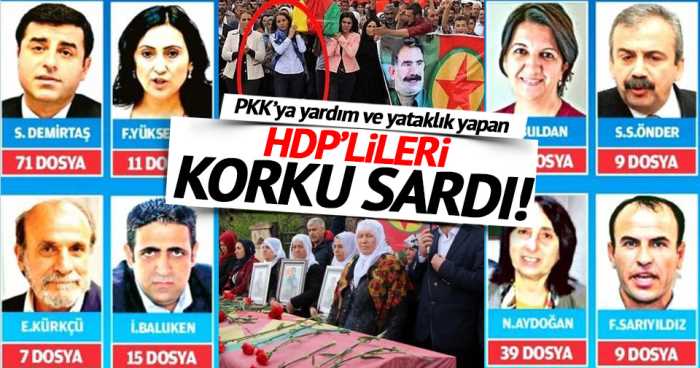 Dokunulmazlıkların kaldırılması için fezlekeler Meclis’e gelince PKK'ya destek veren ve taziyelerine katılan HDP’li vekillerin kimyası bozuldu.