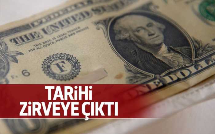 Dolar'da Tarihi Zirve