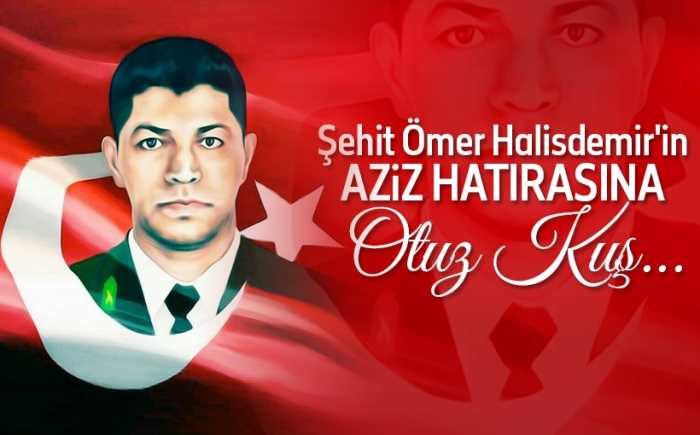 Dursun Ali Erzincanlı, şehit Ömer Halisdemir için yazdığı  şiirini Çorum'da ilk defa  Okudu