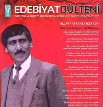 EDEBİYAT BÜLTENİNİN 10. SAYISI ÇIKTI