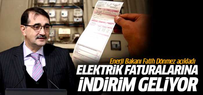 Elektrik faturalarında yeni indirim geliyor!