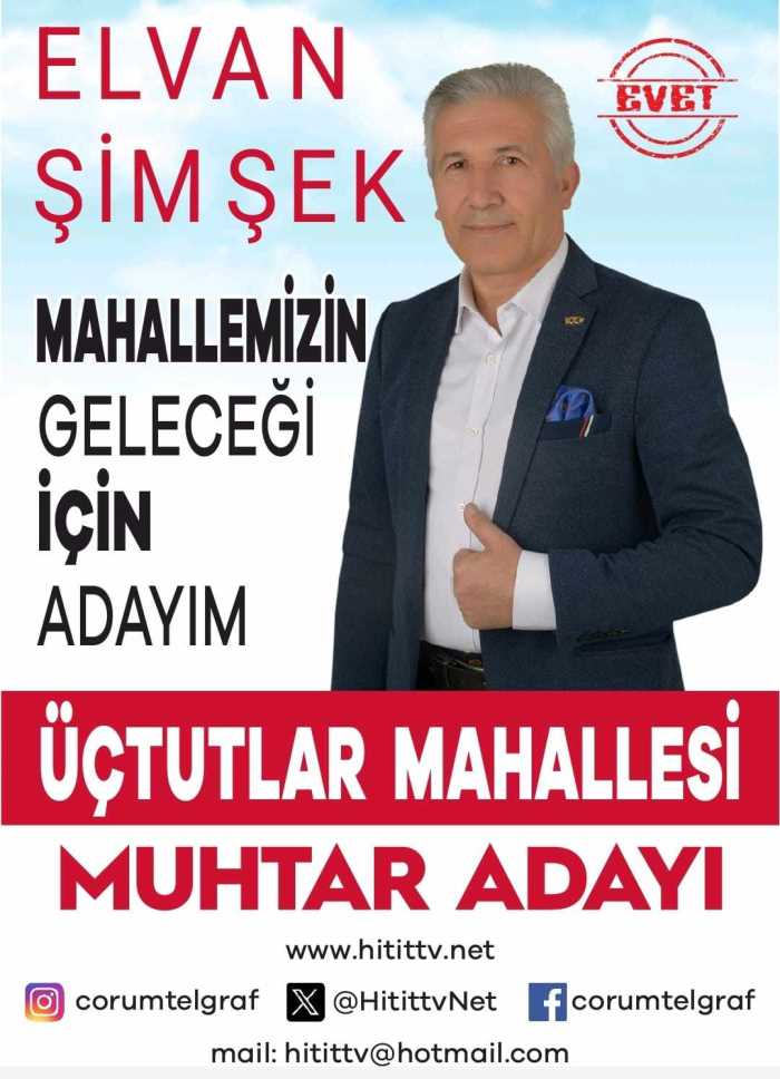 Elvan Şimşek Üçtutlar Mahallesi Muhtar Adayı Oldu!