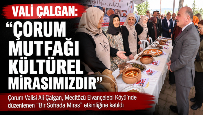 Elvançelebi Köyü’nde “Bir Sofrada Miras” Etkinliği