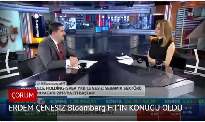 ERDEM ÇENESİZ Bloomberg HT’İN KONUĞU OLDU