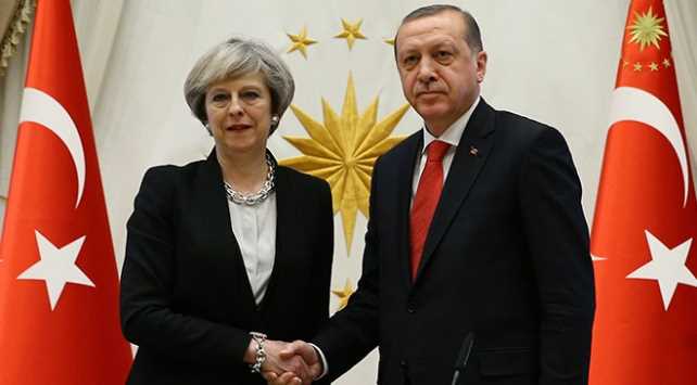 Erdoğan, İngiltere Başbakanı May ile telefonda görüştü