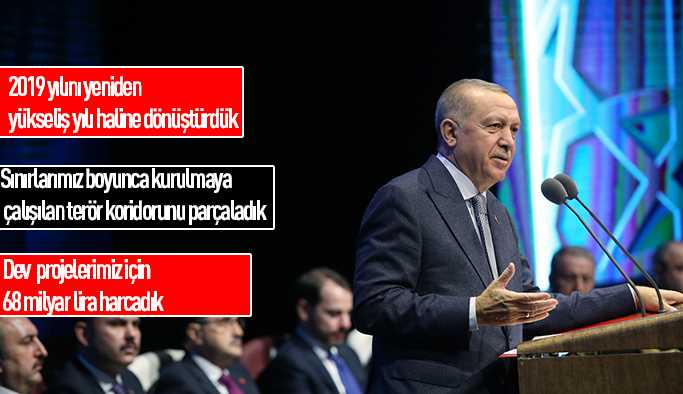 Erdoğan 2019 yılı değerlendirme toplantısı 