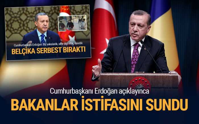 Erdoğan açıkladı  Belçika'da istifa getirdi