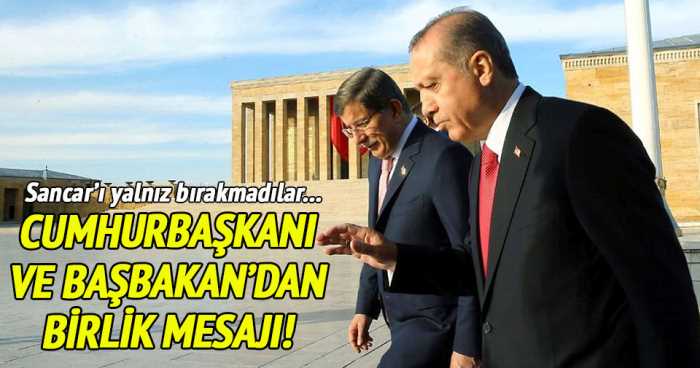 Erdoğan ve Davutoğlu Anıtkabir'de Nobel Ödülü Takdim Töreni'nde