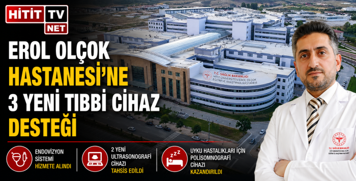 Erol Olçok Hastanesi’ne 3 Yeni Tıbbi Cihaz Desteği!