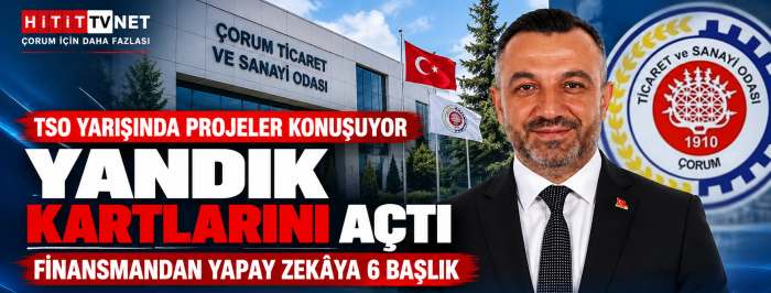 Fahri Yandık TSO Yarışında Projelerini Açıkladı "Finansmandan Yapay Zekâya 6 Başlık"