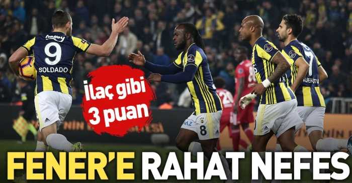 Fenerbahçe 2-1 Sivasspor