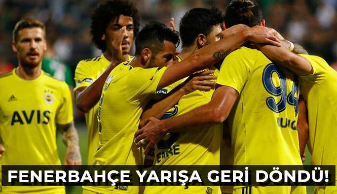 Fenerbahçe deplasmanda kazandı! 2-1