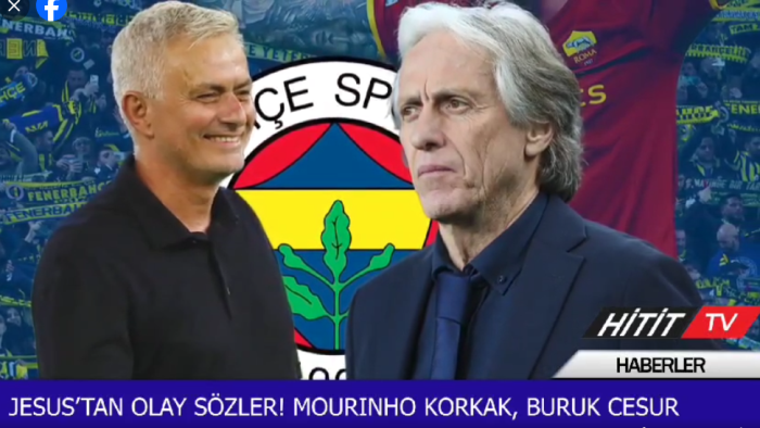 Fenerbahçe'nin eski hocası Jorge Jesus'tan José Mourinho'ya şok sözler