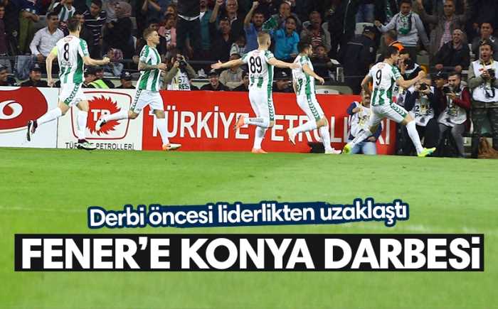 Fenerbahçe'ye Torku Konyaspor darbesi: 2-1