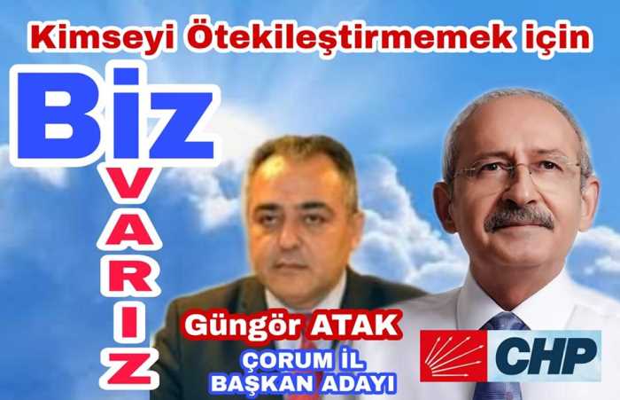 Güngör Atak "Maksat Demokrasi yarışı olsun" dedi