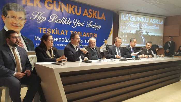 Hacı Turan Teşkilat çalışmaları ve Parti içi disiplin yönünde açıklamalarda bulundu.