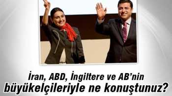 HDP'li eş başkanlar Demirtaş ve Yüksekdağ, büyükelçilerle görüşmüş