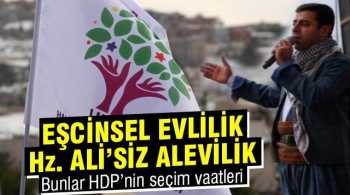 HDP'nin akıllara ziyan  seçim vaatleri: Eş cinsel evlilik