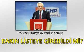 HDP'ye Oy veren CHP'li Murat Özçelik aday gösterilmedi