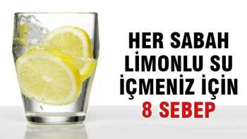 Her Sabah Limonlu Su İçmeniz İçin 8 Sebep