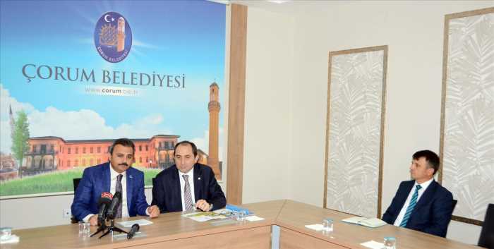 Hitit Üniversitesi Rektörü Prof. Dr. Reha Metin Alkan ve Çorum Belediye Başkanı Muzaffer KülcüGüney Kampüsümüz Hayırlı Olsun