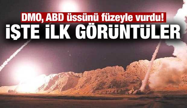 İRAN ABD'nin Irak'taki üslerini füzeyle vurdu