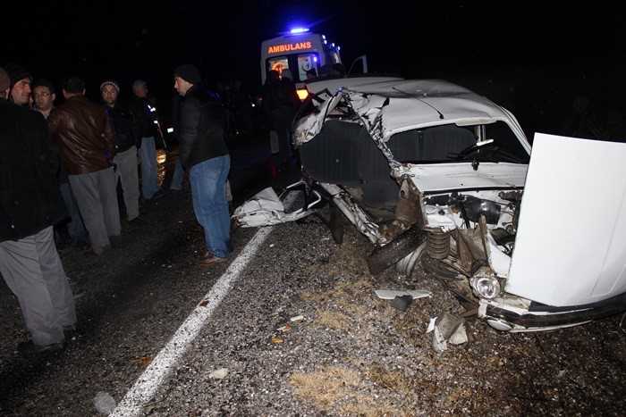 İskilip-Çorum yolunda Trafik kazasında 1 ölü-1 yaralı