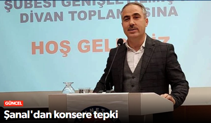 İsmail Şanal'dan Konser Tepkisi1 