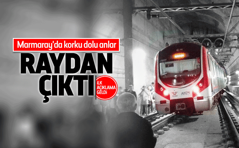 İstanbul can damarlarından birisi olan Marmaray'da sabah saatlerinde yaşanan kaza, yürekleri ağza getirdi. Vagonlardan biri raydan çıktı, seferler aksadı. 
