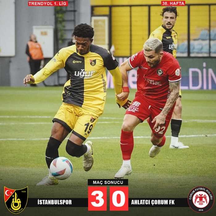 İstanbul Spor 3 - 0 Ahl. Çorum FK