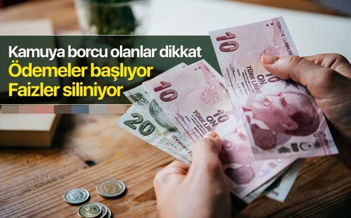 Kamu borcu olanlar taksit ödemeleri başladı