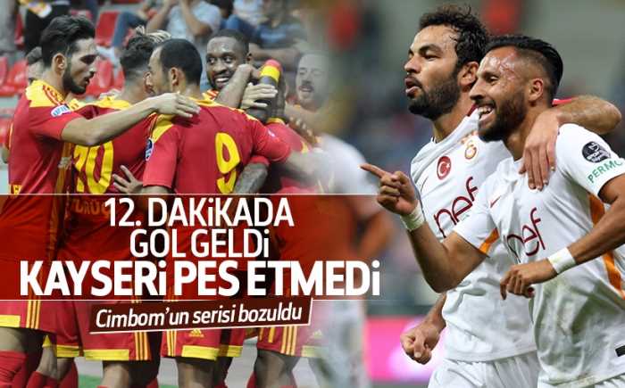 Kayserispor-Galatasaray: 1-1