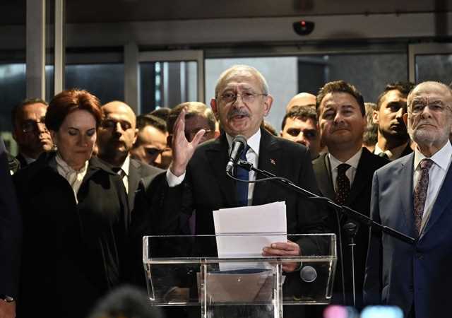 Kemal Kılıçdaroğlu İttifakın Cumhurbaşkanı Adayı Oldu