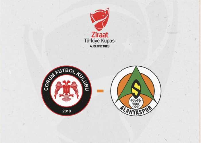 Kupada Çorum FK'nın rakibi  Alanya Spor Oldu
