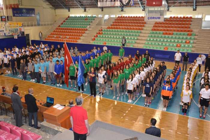 Liseler arası Türkiye Basketbol Şampiyonası Çorum'da Başladı