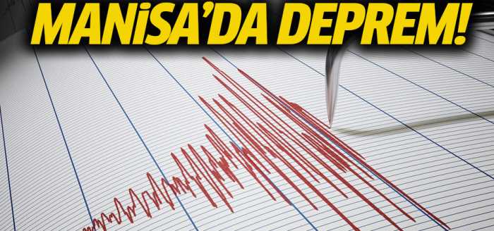 Manisa'da 4.8 büyüklüğünde deprem