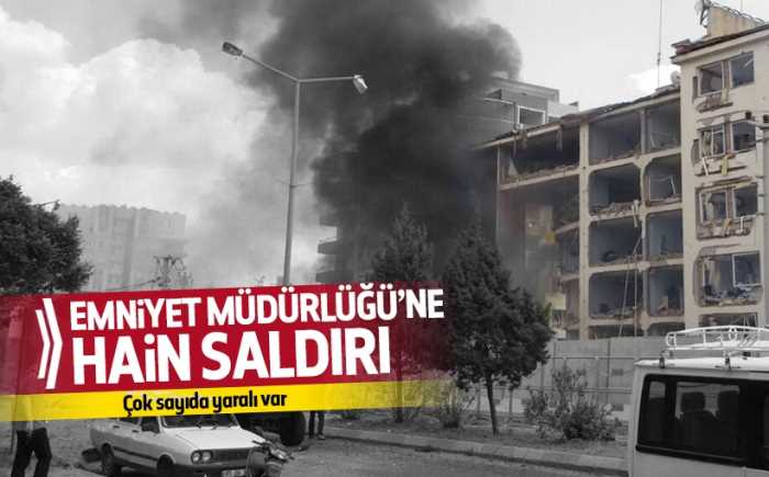 Mardin Midyat Emniyet Müdürlüğü'ne bombalı saldırı