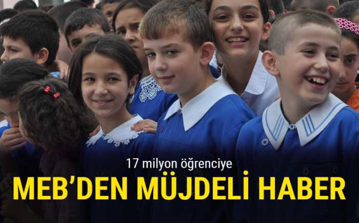 MEB'den 17 milyon öğrenciye ev ödevi müjdesi