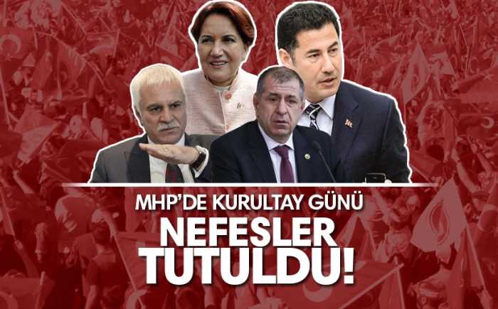 MHP'de kritk kurultay Ankara Büyük Anadolu Oteli'nde başladı.