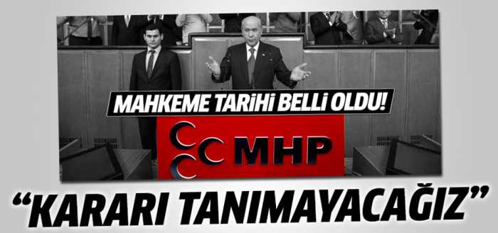 MHP'de muhaliflerin olağanüstü kongre talebiyle açtığı davanın duruşması 8 Nisan'da görülecek.