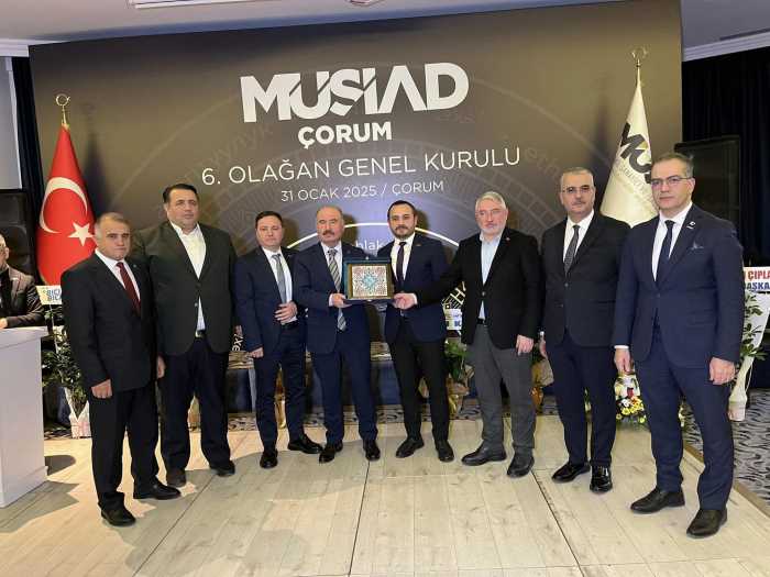 MÜSİAD Çorum Şubesi Başkanlığında Değişim