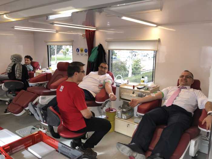 Özel Hastane Personelinden Kan bağışı kampanyası